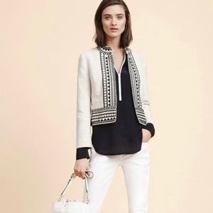 Ann Taylor Factory Linen Jacket EUC - size 10